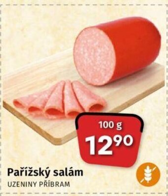 Coop Pařížský salám UZENINY PŘÍBRAM nabídka
