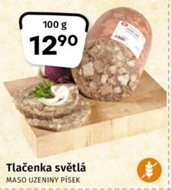 Tlačenka světlá MASO UZENINY PÍSEK