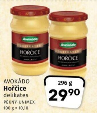Coop AVOKÁDO Hořčice delikates PĚKNÝ-UNIMEX nabídka