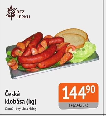 Coop hb Ceska klobása (kg) nabídka