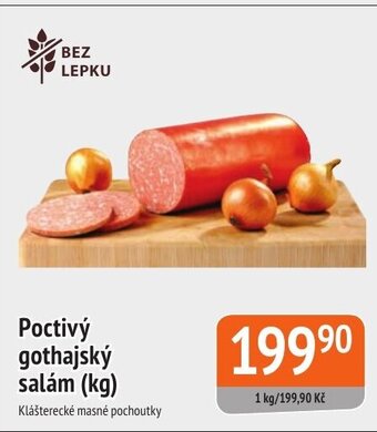 Coop hb Poctivý gothajsky salám (kg) nabídka