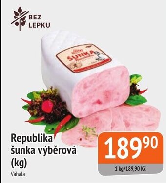 Coop hb Republika šunka výběrová (kg) nabídka