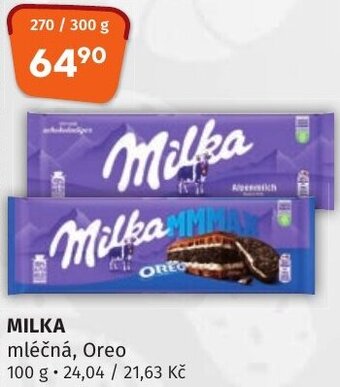 Coop hb MILKA nabídka