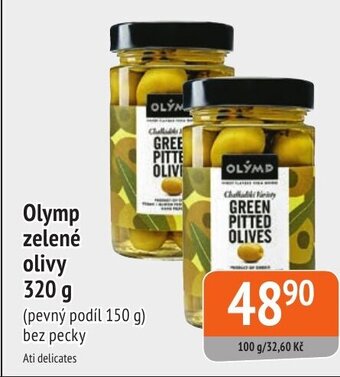 Coop hb Olymp zelené olivy 320 g nabídka
