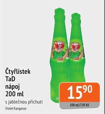 Coop hb Ctyrlistek TaD nápoj 200 ml nabídka