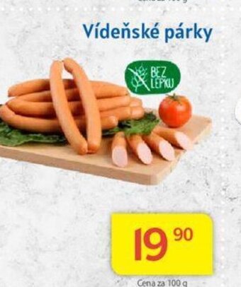 Kubík potraviny Vídeňské párky nabídka
