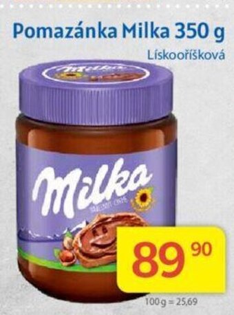 Kubík potraviny Pomazánka Milka 350 g nabídka