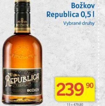 Kubík potraviny Božkov Republica 0,5L nabídka