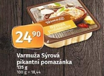 COOP TIP Varmuža Sýrová pikantní pomazánka nabídka