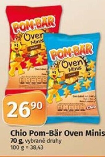 COOP TIP Chio Pom-Bär 50 g, vybrané druhy 100 g = 51,80 nabídka