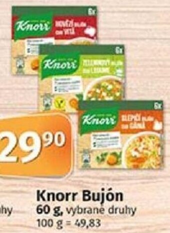 COOP TIP Knorr Bujón nabídka