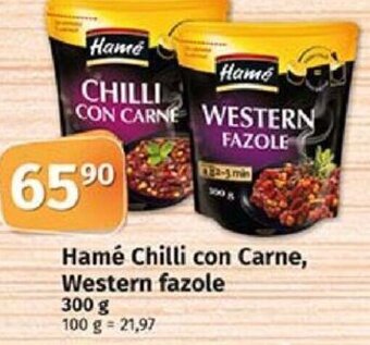 COOP TIP Hamé Chilli con Carne, Western fazole nabídka