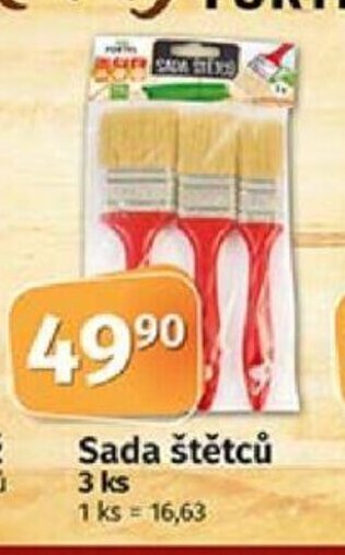 COOP TIP Sada štětců 3 ks nabídka