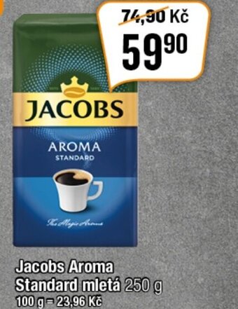 TEMPO Jacobs Aroma Standard mletá 250 g nabídka