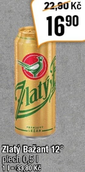 TEMPO Zlatý Bažant 12° nabídka