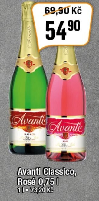 TEMPO Avanti Classico, Rosé 0,75 L nabídka