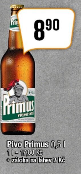 TEMPO Pivo Primus 0,5L nabídka