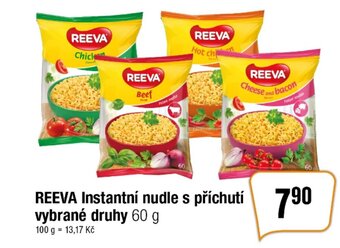TEMPO REEVA Instantní nudle s příchutí vybrané druhy 60 g nabídka