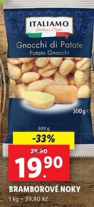 Lidl BRAMBOROVÉ NOKY nabídka