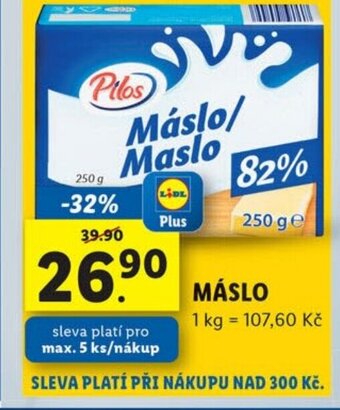 Lidl MÁSLO nabídka