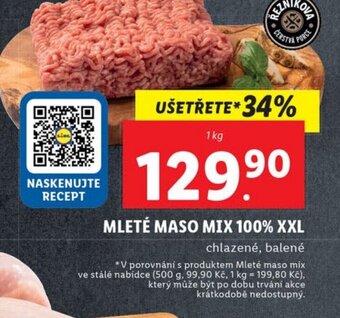 Lidl MLETÉ MASO MIX 100% XXL nabídka