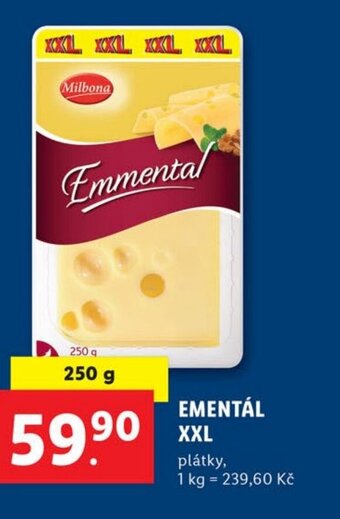 Lidl EMENTÁL XXL nabídka