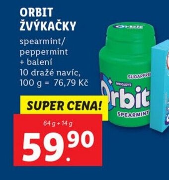 Lidl ORBIT ŽVÝKAČKY nabídka