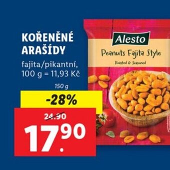 Lidl KOŘENĚNÉ ARAŠÍDY nabídka