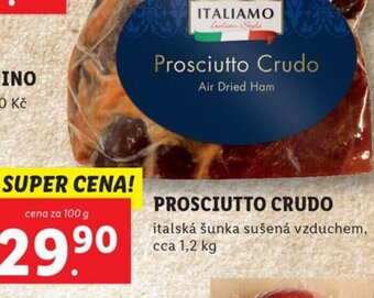 Lidl PROSCIUTTO CRUDO nabídka