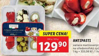 Lidl ANTIPASTI nabídka