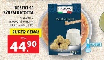 Lidl DEZERT SE SÝREM RICOTTA nabídka