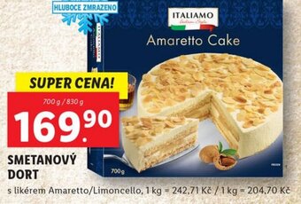Lidl SMETANOVÝ DORT nabídka