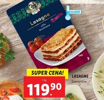 Lidl ITALIAMO LASAGNE bolognese nabídka