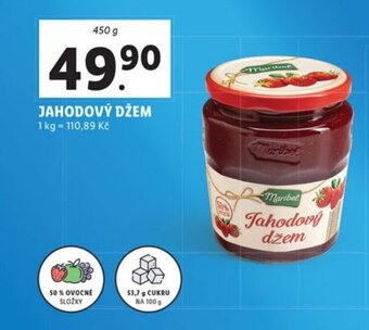 Lidl JAHODOVÝ DŽEM nabídka