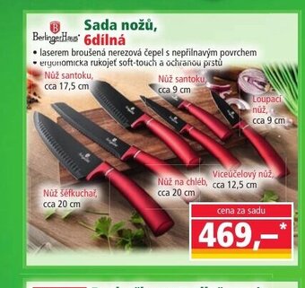 Norma Sada nožů, nabídka