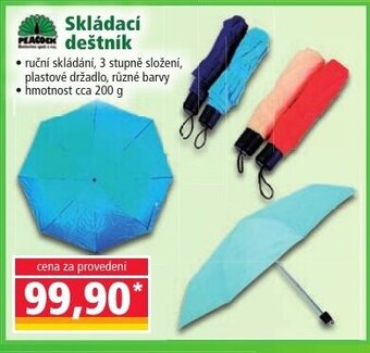 Skládací deštník