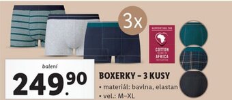 Lidl BOXERKY - 3 KUSY nabídka