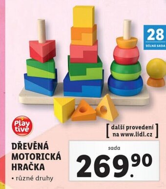 Lidl DŘEVĚNÁ MOTORICKÁ HRAČKA nabídka