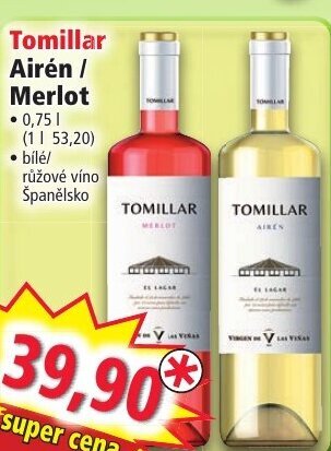 Norma Tomillar Airén / Merlot nabídka