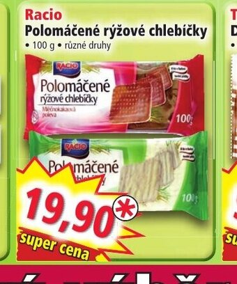 Norma Racio Polomáčené rýžové chlebíčky nabídka