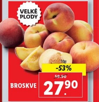Lidl BROSKVE nabídka