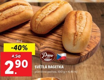 Lidl SVĚTLÁ BAGETKA nabídka