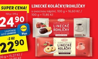 Lidl LINECKÉ KOLÁČKY/ROHLÍČKY nabídka