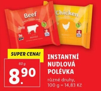 Lidl INSTANTNÍ NUDLOVÁ POLEVKA nabídka