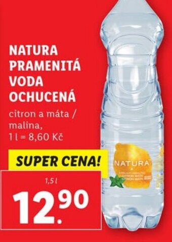 Lidl NATURA PRAMENITÁ VODA OCHUCENÁ nabídka