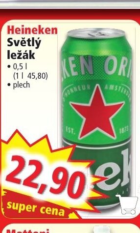Norma Heineken Světlý ležák nabídka
