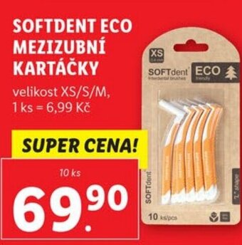 Lidl SOFTDENT ECO MEZIZUBNÍ KARTÁČKY nabídka