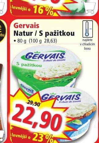 Norma Gervais Natur / S pažitkou nabídka