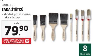 Lidl PARKSIDE SADA ŠTĚTCŮ nabídka