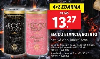 Lidl SECCO BIANCO/ROSATO nabídka